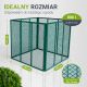 Kompostownik metalowy ogrodowy 800 l – zielony