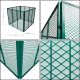 Kompostownik metalowy ogrodowy 450 l – zielony