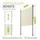 Markiza pionowa na balkon 120 x 228–316 cm, ochrona przed UV