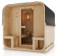Kwadratowa sauna beczkowa 220 x 185 x 194 cm