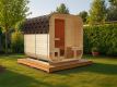 Kwadratowa sauna beczkowa 220 x 185 x 194 cm