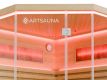 Sauna domowa 3-osobowa 160 x 160 x 200 cm