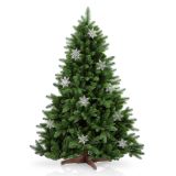 Sztuczna choinka 150 cm z płatkami śniegu