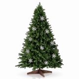Sztuczna choinka 220 cm z płatkami śniegu