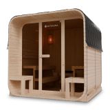 Ogródowa sauna typu cube, 6 osób, z piecem o mocy 9 kW