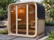 Sauna ogrodowa typu cube, 3 osoby z piecem o mocy 3,6 kW