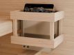 Sauna ogrodowa typu cube, 3 osoby z piecem o mocy 3,6 kW