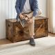 Rustykalna ławka z pojemnikiem VASAGLE 100x40x46 cm, brązowa