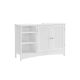 Szafka łazienkowa pod umywalkę biała MDF 90x30x60 cm