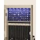 Wisząca szafka na biżuterię z LED i lustrem 37×120×10 cm