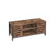 Rustykalny stolik pod TV z metalową ramą 110 x 40 x 50 cm