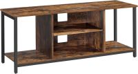 Szafka pod TV z metalową ramą, rustykalny brąz, 120x40x50cm