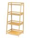 Bambusowy regał z 4 półkami, 85 x 39 x 29 cm