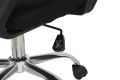 Ergonomiczne krzesło biurowe, czarne, z siatki