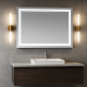 Designowe lustro z oświetleniem LED, 70 x 90 cm