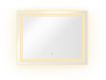 Designowe lustro z oświetleniem LED, 70 x 90 cm