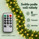 Girlanda świąteczna z diodami LED, 5 m, pilot sterowania