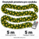 Girlanda świąteczna z diodami LED, 5 m, pilot sterowania