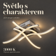 Lampa sufitowa LED 46 x 46 cm, 15 W, ciepła biel
