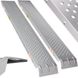 Stalowe rampy wjazdowe, 2 szt., 160 cm, 400 kg