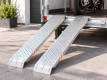 Stalowe rampy wjazdowe, 2 szt., 160 cm, 400 kg
