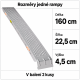 Stalowe rampy wjazdowe, 2 szt., 160 cm, 400 kg