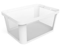 ALBRIS Pojemnik do przechowywania, 45 L, biały