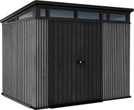 PENT Domek ogrodowy, 9x7, szary, 226 x 279 x 216 cm