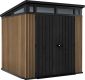 PENT Domek ogrodowy, 7 x 7,  brązowy, 226 x 216 cm