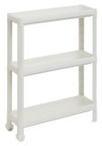 TINA Regał z kółkami, trzypoziomowy