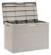 WOODYS Plastikowa skrzynia ogrodowa, 160l jasno szara