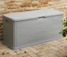 WOODYS Plastikowa skrzynia ogrodowa 280l jasno szara