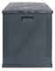 WOOD plastikowa skrzynia ogrodowa 420 L, grafitowa