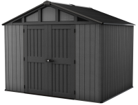 STRONGHOLD Domek 10x8, szary, 304 x 243 x 251 cm