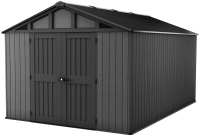 STRONGHOLD Domek 10x15, szary, 304 x 453 x 251 cm