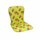 Poduszka na krzesło SAMOA - zielone z kwiatami 30330-220
