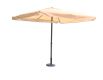 Parasol ogrodowy prostokątny beżowy 270 x 270 cm
