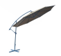 Parasol metal ø 350 cm - brązowy