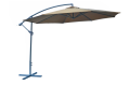 Parasol metal ø 350 cm - brązowy