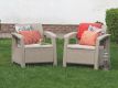 Zestaw dwa fotele CORFU DUO cappuccino
