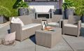 Zestaw mebli ogrodowych CORONA BOX ze stolikiem – skrzynią.