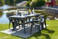 Stół ogrodowy z tworzywa sztucznego BALTIMORE - grafit