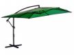 Parasol ogrodowy prostokątny na wysięgniku zielony 270 x 270 cm
