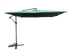 Parasol ogrodowy prostokątny na wysięgniku zielony 270 x 270 cm