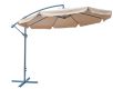 Parasol ogrodowy EXCLUSIVE na wysięgniku beżowy ø300 cm