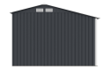 Domek ogrodowy LUKE A, 195 x 278 x 127 cm, szary