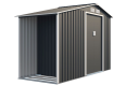 Domek ogrodowy LUKE A, 195 x 278 x 127 cm, szary
