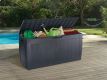 Skrzyń ogrodowa HOLLYWOOD 270l - grafit