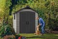 Domek ogrodowy PREMIER 757, 228 x 252 x 223,5 cm, szary