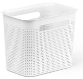 Pojemnik do przechowywania BRISEN, 7 L, plastikowy, biały